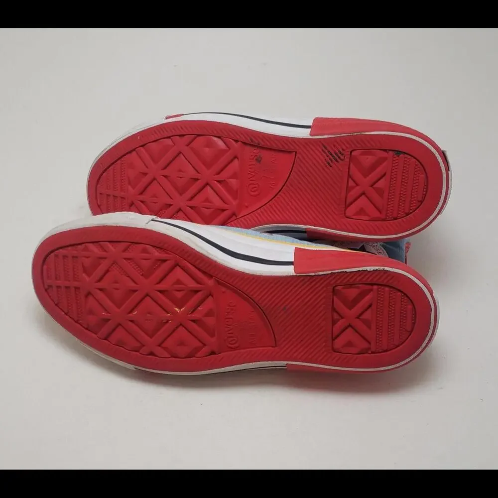Unisex Converse Chuck Taylor All Star High Double Logo Shoes‎ 168266C Size 4M 6W